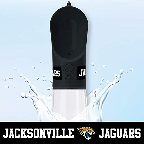 Dog Water Bottle. NFL Jacksonville Jaguars PET Water Bottle. Best Cat Water Bottle. Water Fountain Dispenser for Dogs & Cats. - color: Jacksonville Jaguars