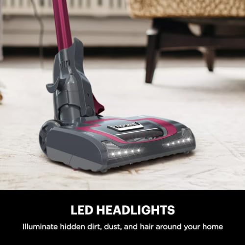 Shark HV371 Rocket Pro DLX Corded Stick, Removable Hand Vacuum, Advanced Swivel Steering, XL Cup, Crevice Tool, Upholstery Tool & Anti-Allergen Dust Brush, Fuchsia, Capacity - color: Fuchsia