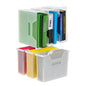 IRIS USA Small Portable Desktop File Box with Open Lid, 6 Pack, Side Handles, Hanging File Folders, Tabs & Inserts, Letter Size, Magazines, Newspapers, Mail, Books, Notebooks, Clear - size: 6 - Pack, style: Open Top Bin (S - Clear)