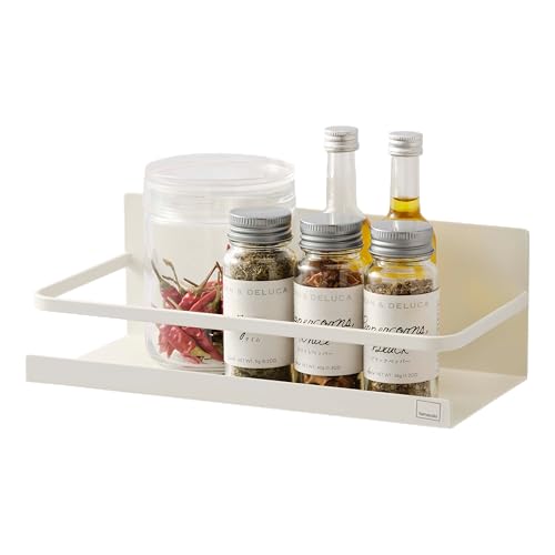 YAMAZAKI Home Magnetic Spice Storage Rack Organizer For Fridge - Steel