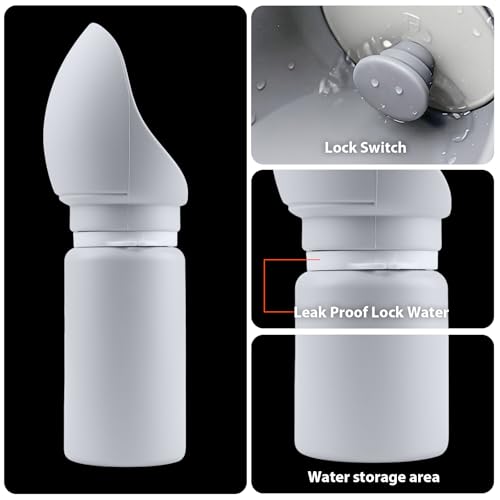Jalopink Portable Dog Water Bottle, 2-in-1 Leak Proof & Collapsible Silicone Pet Dispenser with Built-in Bowl, Food Grade Travel Cup for Walking, Hiking (19oz/550ml, Gray) - color: Light Gray