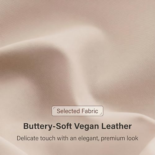Voyage Living Hanging Travel Toiletry Bag for Women, 3-Tier Makeup Organizer, Large Capacity Waterproof PU Leather Cosmetic Case, Travel Essentials (Mist Rose)