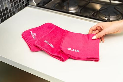 Stardrops – The Pink Stuff – Miracle Microfibre Cloth Collection 3 Pack - size: 3.0 Count