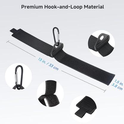 Cable Matters 5-Pack Heavy Duty Extension Cord Organizer Straps with Metal Buckle, 80 lbs Load Capacity, Extension Cord Holder with 13 x 1.5 Inch Hook-and-Loop Straps