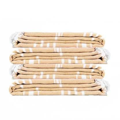 Cotton Turkish Beach Towel with Towels Oversized 36"x72" Pool Absorbent Extra Large Quick Dry Sand Travel Towel (Desert Sand, 4 Pack) - color: Desert Sand, size: 4 Pack
