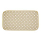 Bone Dry Machine Washable, Ultra Absorbent Pet Mat, 10x18, Taupe Trellis Print - color: Taupe Trellis Print, size: 10"L x 18"W