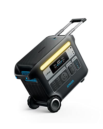 Anker SOLIX F2000 Portable Power Station, PowerHouse 767, 2400W Solar Generator, GaNPrime Battery Generators for Home Use, LiFePO4 Power Station for Outdoor Camping, and RVs (Solar Panel Optional) - style: F2000