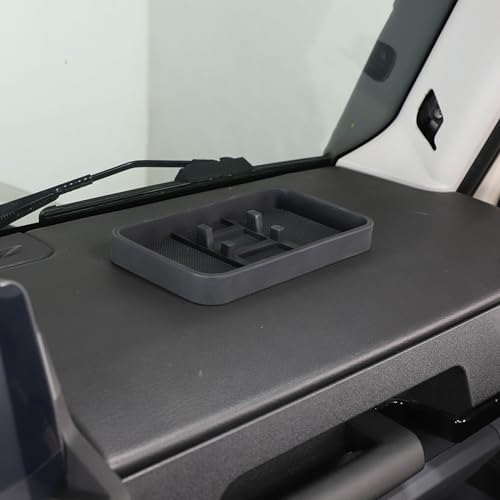 Center Console Dash Storage Tray Compatible with Ineos Grenadier 2020-2024 Accessories Non-Slip Dashboard Tray Dash Storage Box Console Tray Phone Key Organizer Container (8inch* 4.7inch) - size: Small