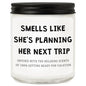 Travel Gifts for Women, Unique Gift for Travelers - Cool Ideas for People Who Travel, Funny Birthday Christmas Vacation Trip Candles for Woman Couple Friend - style: Travel