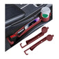 2PCS Car Seat Gap Filler Organizer with Cup Holder, Multifunctional Side Seat Crevice Blocker Plug with Storage Slot, No-Drop Auto Console Side Gap Stopper Organizer, Universal Fit (Red) - color: Red