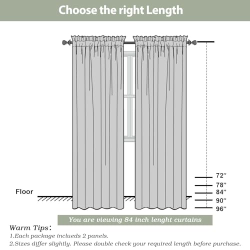 OWENIE Black Sheer Curtains, Sheer Curtains 84 inch Length 2 Panels Set, Rod Pocket Voile Fimly Sheer Drapes for Living Room/Bedroom, 2pcs, Each 42" W x 84" L, Black - color: Black, size: 42"W x 84"L (Pack of 2)