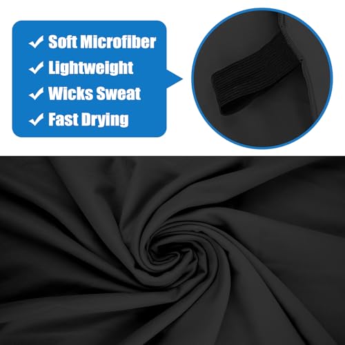 Camping Towel Microfiber Quick Dry Hiking Beach Swimming Pool Travel Yoga Mat Body Towels(Black, 1 Pack XL) - color: Black, size: 1 Pack XL