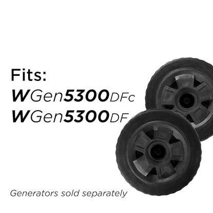 Westinghouse Outdoor Power Equipment WGen5300 Series Portable Generator Never-Flat Wheel and Handle Kit, Compatible with WGen5300DF and WGen5300DFc - style: Wheel Kit