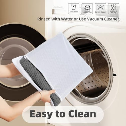 TYUU Bathroom Runner Rug, Long Bath Mat Washable Thin Quick Dry Low Pile Bathroom Runner Rugs 24 x 60 Non Slip, Dark Grey 24"x60" - color: Dark Grey, size: 2' X 5' (Runner)