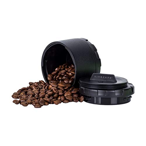 BruTrek® by Planetary Design CarGo Can, Stainless Steel Storage Container, Magnetic Bottom, Airscape® Inner Lid Keeps Grounds Fresh, On The Go Store Herbs Coffee Spices Tea and More | 4 fl.oz