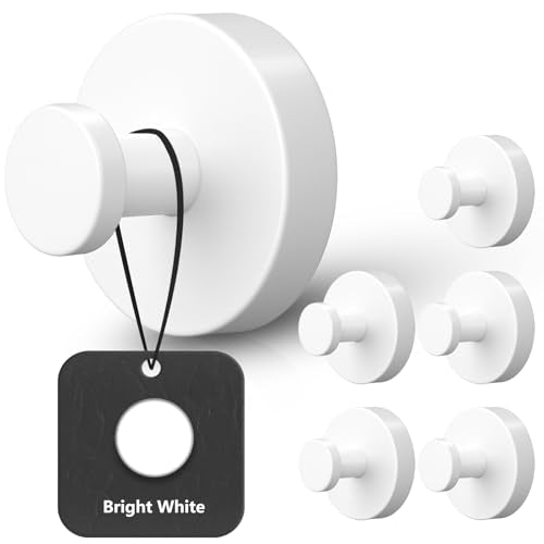 Shower Hooks for Inside Shower,Suction Cup Hooks for Glass Window,Removable Towel Hooks for Bathrooms,6 Packs(White) - color: White, size: 6 Pack