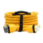 Camco PowerGrip 25-Foot Marine/Boat Extension Cord with 50M/50F Locking Adapters | Allows for Easy Boat Connection to Distant Power Outlets (55621) - size: 25', style: 50M Locking /50F Locking
