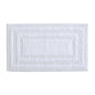 Eddie Bauer - Bathroom Rug, 100% Soft Plush Tufted Cotton Bath Rug, Highly Absorbent, Quick-Dry, and Skid-Resistant Backing (Logan White, 24" x 40") - color: White, style: 24" x 40"