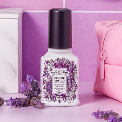 Poo-Pourri Before-You-Go Pocket Toilet Spray, Travel Essentials, Tropical Hibiscus, 1 Fl Oz, Up to 50 Uses, On-The-Go Bathroom Odor Deodorizer with Essential Oils, TSA Approved Size, Hibiscus, Apricot - size: 1 Fl Oz (Pack of 1)