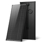 100W Solar Panel N-Type, 12V N-Type 100 Watt Solar Panels 18BB 25% High-Efficiency IP68 Waterproof for RV Marine Trailer Camper Rooftop Farm Other Off-Grid System (100W Solar Panel Black)