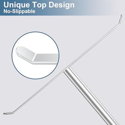 Towel Rack T-Shape Hand Towel Holder for Bathroom,Headband Holder Organizer and Bathroom Towel Racks,Kitchen Towel Rack Silver Hand Towel Holder - color: Brushed Nickel