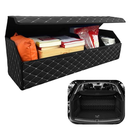 Car Trunk Organizer For Mercedes-Benz GLE 450 - Custom Fit,All-Season Use，Large Space Outdoor,Adjustable Partition Design,Leather,Velcro,For Mercedes-Benz GLE 450 2020-2025 - size: For GLE 450 2020-2025