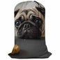 Swono Pug Dog Laundry Basket Clothes Hamper Bag Cute Puppy Stay In Jeans Collapsible Dirty Clothes Storage Laundry Organizer, Oxford Cloth Machine Washable, Black - color: Pug Dog