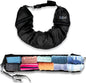 TUBE Travel Neck Pillow Stuffed with Clothes - Extra Carry On Storage for Flights - Avoid Baggage Fees - Splashproof Neck Pillow for Airplane Travel | Stuffable Travel Pillow for Women & Men