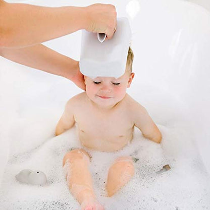Ubbi Bath Rinse Cup for Babies & Toddlers, Baby Hair Rinse Cup, Newborn Bath Time Essential, Tear-Free Bath Accessory, White - style: Rinse Cup