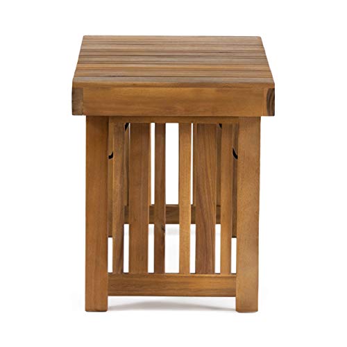 Christopher Knight Home Hilton Outdoor Acacia Wood Folding Side Table, Teak Finish - color: Teak Finish
