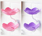 2 Pack Soap Dish Holder for Shower Bar Double Layer Cute Lotus Shape Adhesive Tray Sink Wall Mounted Shampoo NO-Drilling Self Draining Hanging Saver Rack Plastic Bathroom Bathtub Kitchen，Pink+Purple - color: D-pink+purple