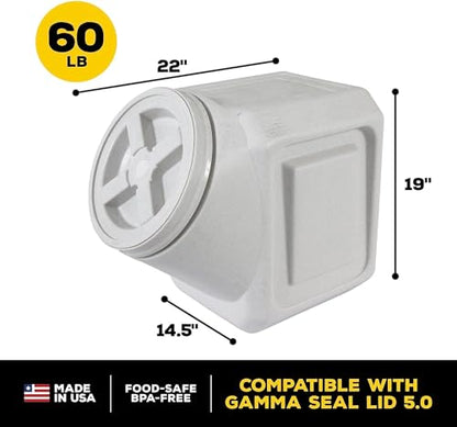 Gamma2 Vittles Vault Stackable Dog Food Storage Containers (Up To 60 Pounds) and Gamma2 Vittles Vault Dog Food Storage Container (Up To 35 Pounds)