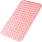 Bathtub and Shower Mats, 28 x 15 Inch Non-Slip Bath Mat, Machine Washable Bath Tub Mat with Suction Cups & Drain Holes for Bathroom, Beige - color: Pink, size: 28" x 15" (Rectangular)