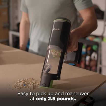 Shark PowerBoost Cordless 2-in-1 Car/Home Handheld PowerVac, Powerful Suction, 40 Minute Runtime, Portable, 3 Cleaning Modes, LED Screen, Furfins Tool, Duster Crevice Tool, Charcoal, BH102 - style: PowerBoost