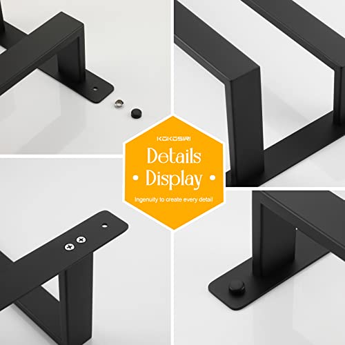 KOKOSIRI Towel Bars Black Bath Towel Holders 24-Inch Bathroom 2-Tiers Ladder Towel Rails Wall Mounted Towels Shelves Rack Stainless Steel, B5008BK-L24 - color: Matte Black, size: 24-Inch