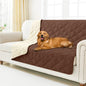 Smiry Waterproof Dog Bed Cover Blanket 52x82, Soft Reversible Pet Blanket, Washable Leakproof Cats Dogs Couch Cover for Sofa, Couch, Furniture, Brown/Beige - color: Brown/Beige, size: 52x82 Inch