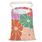 Retro Flower Car Trash Can, Car Trash Bag Hanging, Waterproof Cars Back Seat Hanging Organizer and Storage Trash Bags for Vehicle Travelling Camping - color: Flower03