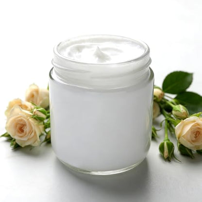 4 oz Glass Jars with Lids & Inner Liners, 2 Pack Small Glass Jars Thick Round Airtight Travel Containers for Cosmetics Cream Lotions Powders | Candle Making Jar - color: 4 oz Clear