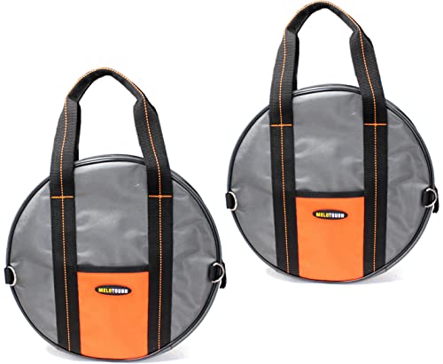 MELOTOUGH Jumper Cable Bag - Tools Cable Bag - Storage & Organizer for Cables, Cords, and Hoses Including EV Charging Cables for Electric Vehicles (2) - size: 2 PACK