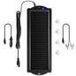 Sunway Solar Car Battery Trickle Charger & Maintainer 12V Solar Panel Power Battery Charger With Cigarette Lighter Plug Battery Clamp For Car Automotive Motorcycle Boat Marine Snowmobile Watercraft RV - size: 1.5W