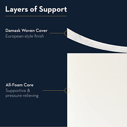 Twin Mattress for RV Camper, 6-Inch Memory Foam - CertiPUR-US Certified RV Mattress for a Comfortable Sleep - Open Cell Foam Trailer Bed Mattresses (39” x 75”) - size: Twin