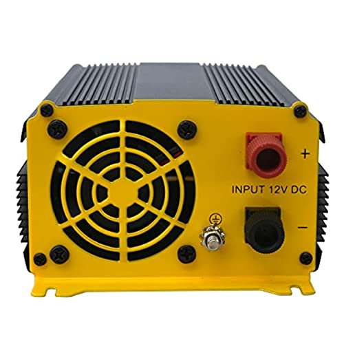 Go Power! 80175 GP-800HD 800 Watt/Heavy-Duty Modified Sine Wave Power Inverter 12V to 110V AC, Compact Solution for Home & Outdoor Use, Black - size: 800 Watt