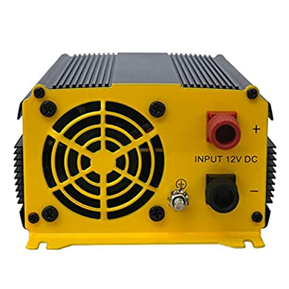 Go Power! 80175 GP-800HD 800 Watt/Heavy-Duty Modified Sine Wave Power Inverter 12V to 110V AC, Compact Solution for Home & Outdoor Use, Black - size: 800 Watt