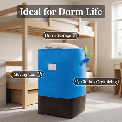 Large Capacity Storage Organizer Bag,Heavy Duty Waterproof Moving Tote Bag,Space Saver Packing Bag for Bedding,Household Items,Moving & Long Term Storage