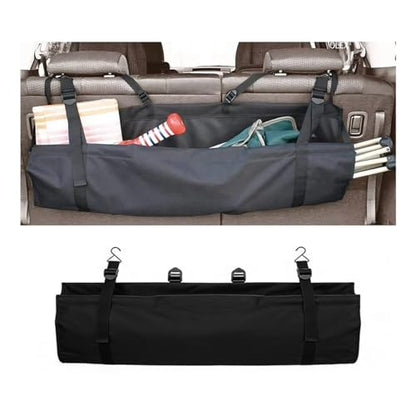 Car Trunk Organizer, Oxford Cloth Foldable Hanging Large Capcity Vehicle Backseat Cargo Storage Bag, Collapsible Automotive Trunk Organizer Bag, Universal for Truck SUV Van