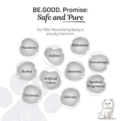 Pet Odor Eliminator Spray for Home – Fresh Citrus Agave Scent – Helps Neutralize Dog & Cat Urine Smells – Safe for Carpets, Furniture & Pet Beds – 16oz