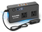 DrimMek 300W Car Power Inverter, Car Plug Adapter Outlet DC Inverter 12V to 110V AC Cigarette Lighter with 3 * 24W USB-C & USB-A Dual Outlets Fast Car Charger for Laptop Vehicles, Road Trip, Camping - color: Black