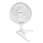 Hurricane Classic 6 Inch Clip Fan, 2 Speed Portable Desk Table Fan with Tilt, White - style: 6" Classic Clip Fan