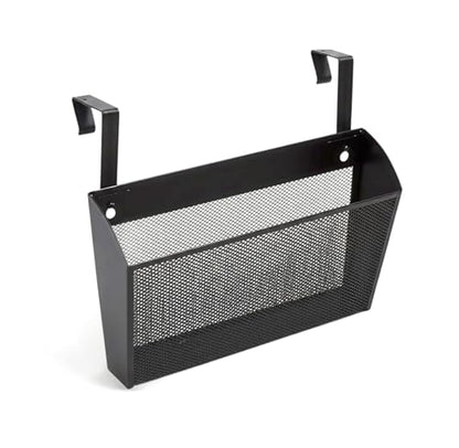 Staples TRU RED Mesh Letter Wall File, 1 - Pocket, Black - Wall - Mounted File Organizer for Mail, Documents and Quick - Access Storage - style: 1 Pack