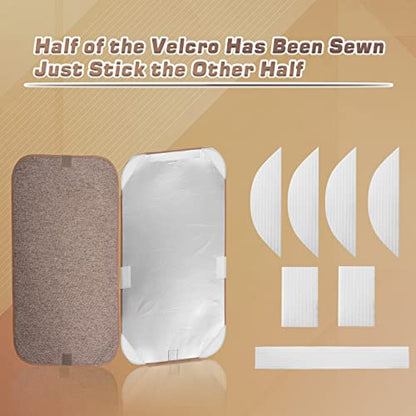 RV Door Window Shade Cover, Sun Blackout Fabric for Camper Privacy Entrance (16 x 25 inch)- Brown - color: Brown